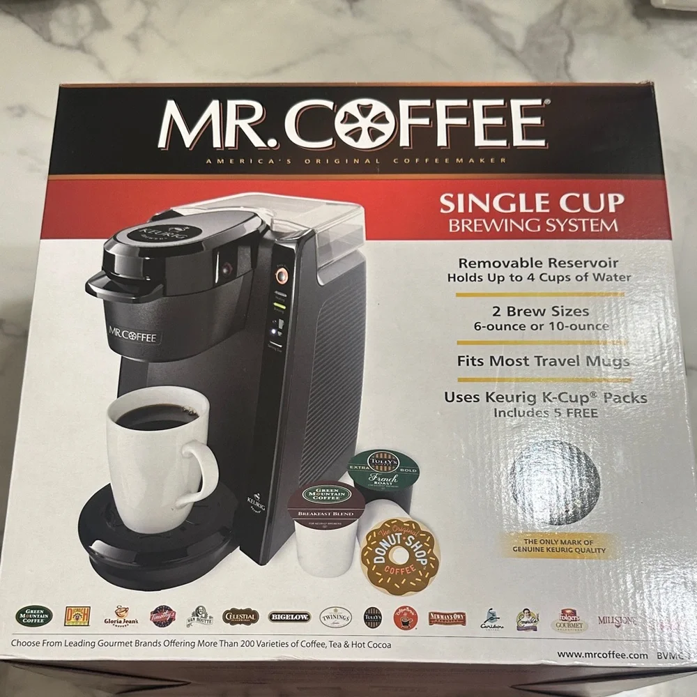 Mr. Coffee Single Cup Brewing System - Black